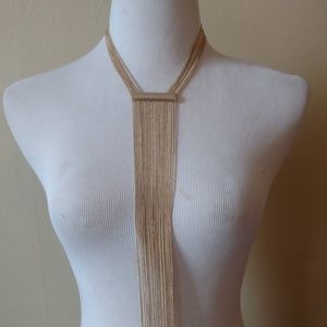 Lovely Gold Waterfall Necklace The Limited